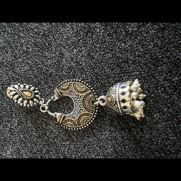 New without tags, Boho jhumka earrings - Picture 3 of 3